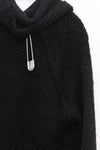 Marc le bihan four sewing sweater 2731 black